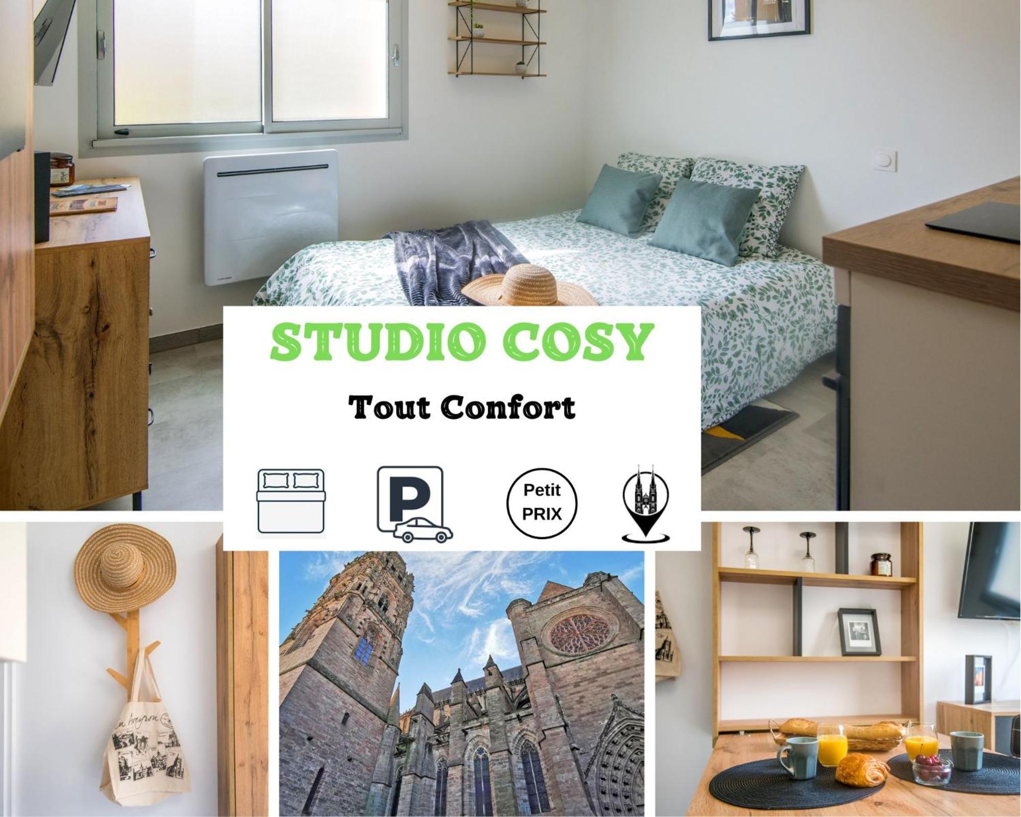 Studio Cosy - Tout Confort โรเดซ ภายนอก รูปภาพ